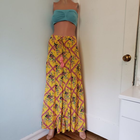 NWT Free People Beautiful Floral Wide leg Pants. - Picture 12 of 14